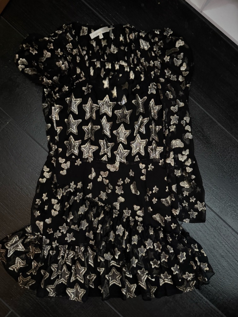 LoveShackFancy long sleeve mini dress